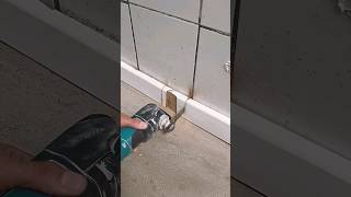 How to repair skirting boards mdf skirtingboard short tips tricks [upl. by Eiramlatsyrk]