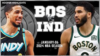 Boston Celtics vs Indiana Pacers Full Game Highlights  Jan 6  2024 NBA Season [upl. by Linnet110]