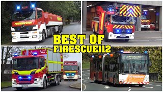 100000 ABOSPECIAL  BEST OF EINSATZFAHRTEN by Firescue112  20132019  75 Min Feuerwehr amp Co [upl. by Earised]