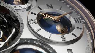 Les Cabinotiers Armillary Tourbillon Perpetual Calendar – Planetaria [upl. by Rutra]