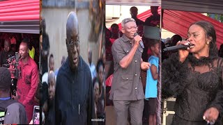 Agya KooDiana AsamoahAmpong songs makes Nana Addo wept at John Kumah Final Funeral [upl. by Ecirbaf700]