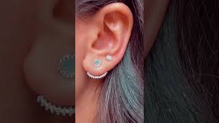 diamond earrings for women bollywood music song love bollywoodsongs earrings earpiercingideas [upl. by Leo]