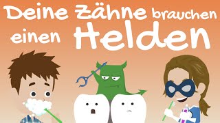 Kinderlied Zähneputzen  Deine Zähne  Zahnputzlied für Kinder – Kinderlieder zum Mitsingen [upl. by Appolonia468]