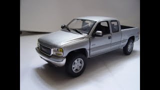 Unboxing Diecast Model GMC Sierra 1998  2007 by Hongwell Cararama 143 [upl. by Adnotal308]