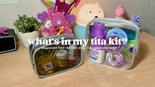 ☁️ what’s in my tita kit 👝 [upl. by Atnuahc]