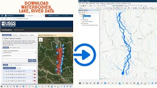 Download Water body data Shapefile Lakes River Wetland of any Location [upl. by Engud]