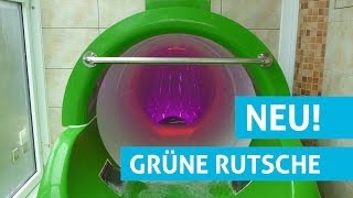 Grüne Rutsche in der WestfalenTherme NEU 2013 [upl. by Hakkeber]