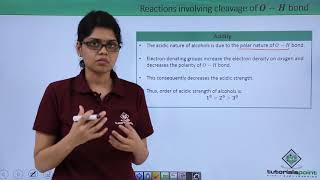 Class 12th – Chemical Reactions  Alcohols and Phenols  Tutorials Point [upl. by Etty521]