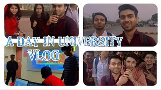 A Day in GALGOTIAS UNIVERSITY🎓  Campus Tour  VLOG  📍GREATER NOIDA  GalgotiasUniversity1 [upl. by Gerlac777]