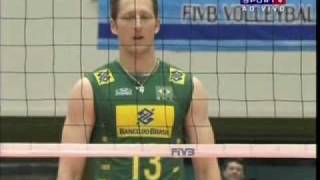 BRA 3 X 0 EGY VOLLEYBALL MENS WORLD CUP 07 [upl. by Adabelle923]