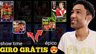 DIA de TIRAR um EPICO ou SHOW TIME GRATIS no eFootball 2024 Mobile [upl. by Ennaesor]