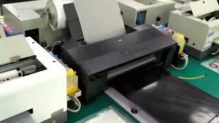 Daily Printing Procedure for EPSON L1800 Printer with DTF Ink [upl. by Ardnazil129]