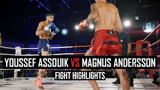 World Champ meets ONE FC title Contender  Youssef Assouik vs Magnus Andersson  Highlights [upl. by Adekahs]