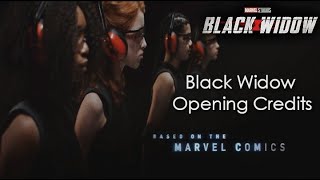 Black Widow  Opening Credits Чёрная Вдова  Вступительные титры [upl. by Ekram]