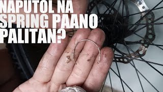 Tips kung paano mag Palit ng naputol na Spring ng Pawls sa Thread type CogsFreewheel cogs [upl. by Malvin524]