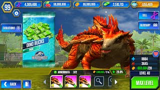 ARMORMATA CHALLENGE DEFEAT 12 OPPONENTS  JURASSIC WORLD THE GAME [upl. by Assilrac249]