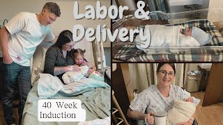 LABOR amp DELIVERY 2024  40 Week Induction  Positive Birth Experience with an Epidural [upl. by Iam883]