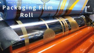 packaging film roll How is the packaging film printed  What is Rotogravure Printing [upl. by Etyak]