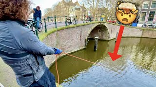 10000 Reward Magnet Fishing in Amsterdam The Best Treasure Hunt [upl. by Appolonia]