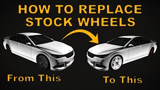 How to Replace Vehicle Wheels ZModeler 3  Tutorials [upl. by Pry321]