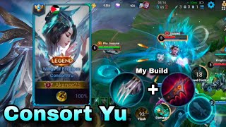 PRO GAMEPLAY CONSORT YU THIS ITEM IS BROKEN🔥☠️  Honor of kings  Consort yu Legendary Skin [upl. by Aeli668]