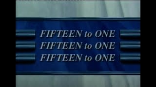 Fifteen to One Channel 4 15 October 1996 [upl. by Hanan]