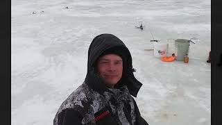 Alcova Wyoming Cottonwood beach 2023 Ice Fishing [upl. by Nagaem]