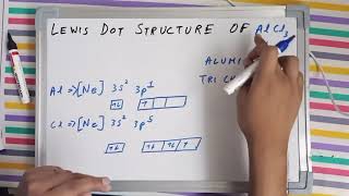 Lewis dot structure of AlCl3  Aluminium trichloride lewis structure  Alcl3 molecular geometry [upl. by Ahsuat]