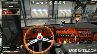 Kenworth K100 Aerodyne v 1 0 Truck  ATS Mod [upl. by Eirtemed263]