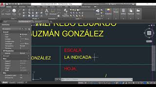 Proceso de membrete de un plano y su aplicación como referencia externa Explicación [upl. by Htenek]