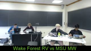 2016 NDT  Wake Forest VR vs MSU MW [upl. by Hardigg]