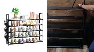 Oyrel 5 Tier Shoe Organizer Storage Rack First Impressions [upl. by Duwe462]