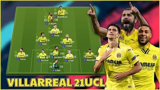 Trải Nghiệm Đội Hình VILLARREAL 21UCL Champions League  TÀU NGẦM VÀNG Với Thuyền Trưởng RALBIOL [upl. by Akimak591]