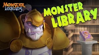 Monster Library  Monster Legends [upl. by Thin870]