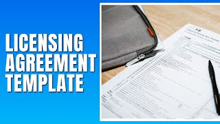 Licensing Agreement Template  How To Fill Licensing Agreement [upl. by Dralliw87]