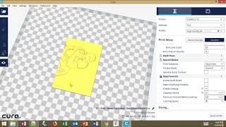 How to make a lithophanelithograph using Cura [upl. by Prince]