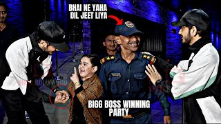 Munawar Faruqui FIRST PARTY with Abdu Rozik after Winning Bigg Boss 17 [upl. by Whitnell]