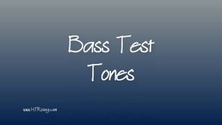 Bass Test Tones For Your Subs [upl. by Haidej]