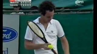 McEnroe vs Leconte  Australian Open 1985 4ºR  1011 [upl. by Eciralc309]