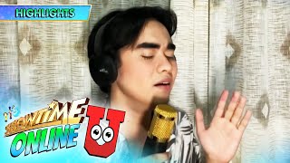 Lucas Garcia sings Tinatapos ko Na  Showtime Online U [upl. by Kcirdez]