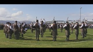 Glasgow Skye Association Pipe Band at Gourock [upl. by Ahsenrac]