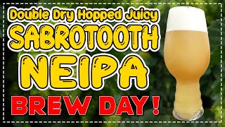 DDH Juicy Sabrotooth NEIPA  Grain to Glass  Double Dry Hopped New England  CitraMosaicSabro G2G [upl. by Pantia]