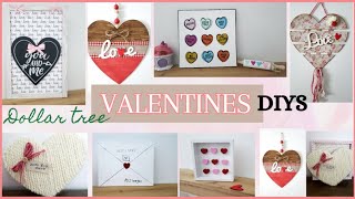 DOLLAR TREE VALENTINES DECOR ADORABLE DIYS 💗EASY [upl. by Aran]