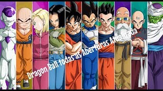 Todas as Aberturas de Dragon Ball Dublado [upl. by Palmer]