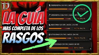 DIABLO 4  ULTRA GUIA COMPLETA DE LOS RASGOS  GUIAS EN ESPAÑOL [upl. by Atinit]