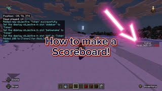 Minecraft Money Scoreboard Setup Tutorial Bedrock [upl. by Honoria]