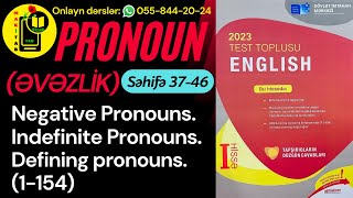 DİM YENİ TEST TOPLUSU 2023 İNGİLİS DİLİ  Negative Pronouns Indefinite Pronouns 1154  Tam İzah [upl. by Anassor]