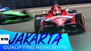 FIRSTTIME polesitter impresses in Qualifying  2023 Gulavit Jakarta EPrix [upl. by Tonneson]