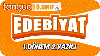 10Sınıf Edebiyat 1Dönem 2Yazılıya Hazırlık 📑 2024 [upl. by Amelita257]