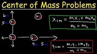 Center of Mass Physics Problems  Basic Introduction [upl. by Brunella]